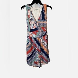 Tart Multicolor Pattern Mini Dress